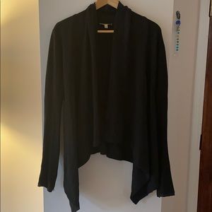 Anthropologie Black Open Sweater